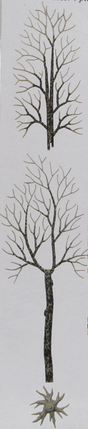 Winter Trees -- 6-1/2"  16.5cm pkg(4)