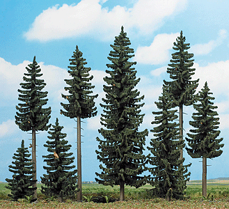 Spruce Forest -- Includes 8 Trees & Small Animals