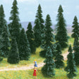 Pine Trees -- 2-3/8 - 4-5/16"  6 - 11cm Tall pkg(10)