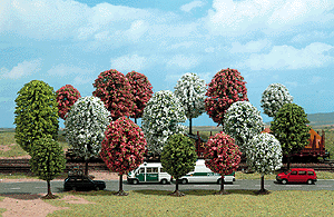 Trees -- Spring Foliage - 2-13/16" 7cm to 5" 12.5cm Tall