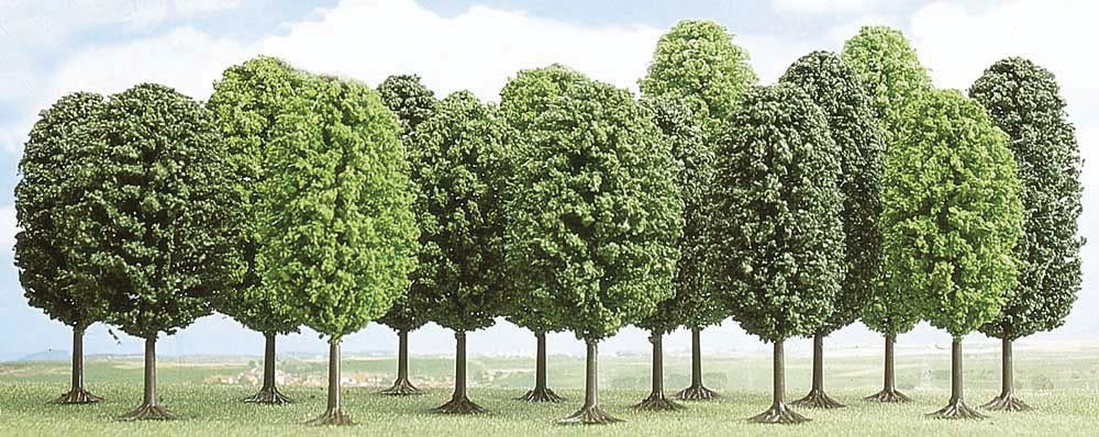 Deciduous Trees -- 3-1/2 - 5-1/2"  9 - 14cm Tall pkg(15)