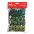 Mixed Forest Trees -- 15 Deciduous & 18 Coniferous 1-9/16 - 2-3/8"  4 - 6cm Tall