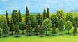 Mixed Forest Tree 12-Piece Set