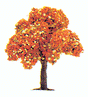 Trees Deciduous -- Blooming 1-3/4" 4.5cm Tall