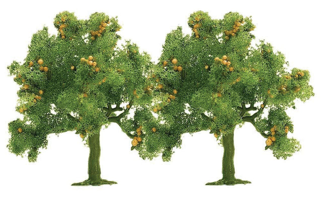 Trees Deciduous -- Apple 1-3/4" 4.5cm Tall
