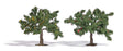 Trees with Fruit -- 2-15/16"  7.5cm Tall pkg(2)