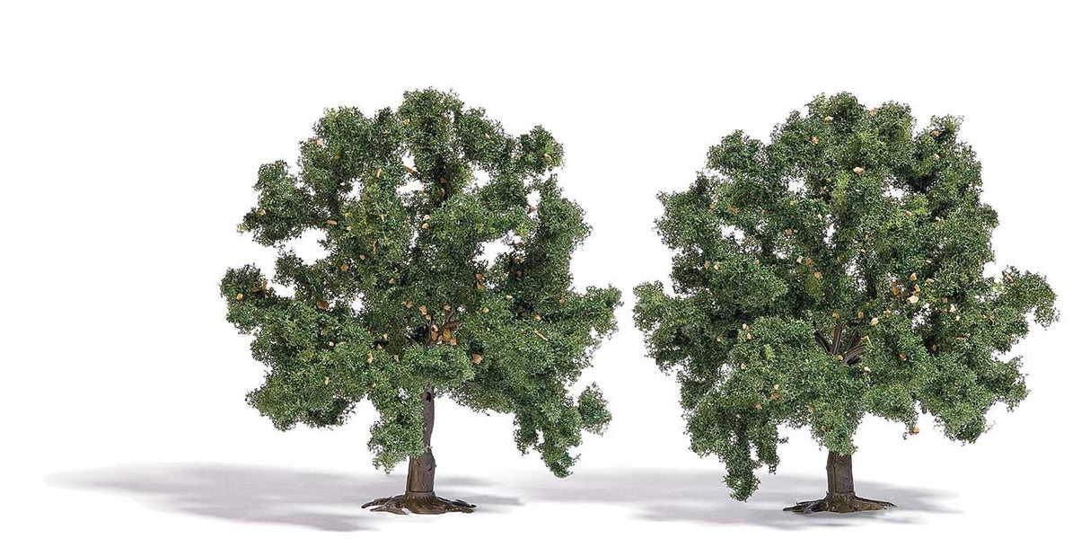 Chestnut Trees -- 3-3/4"  9.5cm Tall pkg(2)