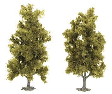 Trees -- Birch Tree - 90mm - Package of 2