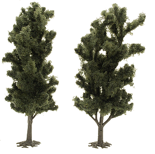 Trees -- Poplar Tree - 5-15/16"  150mm pkg(2)