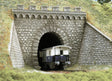 Tunnel Portals w/Wings -- Single Track