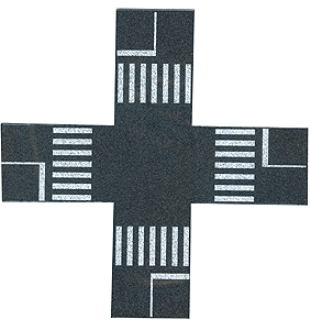 Pedestrian Crossing -- Self Adhesive for 1-9/16"  40mm Street