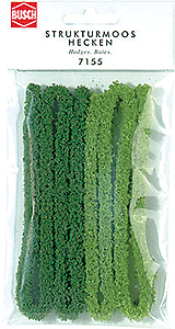 Moss Hedges -- Green 39.4 x 3/8"  100 x 1cm-1