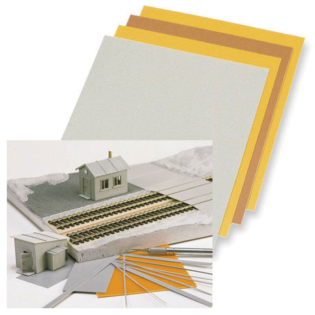Plastic Sheets -- Sheets: 9-13/16 x 7-7/8"  25 x 20cm. 2 - .5mm, 1 - .9mm & 1 1.4mm Thick