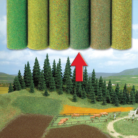 Large Grass Mat -- Grass w/Colored Shadows 78-3/4 x 31-1/2"  200 x 80cm