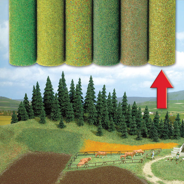 Large Grass Mat -- 4-Color Mix - 78-3/4 x 31-1/2"  200 x 80cm