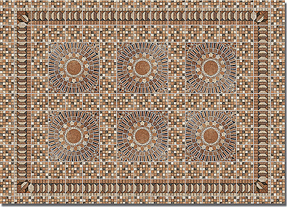 Printed Surface Sheets pkg(2) Each 8-1/4 x 5-13/16 x 1/64"  210 x 148 x 0.6 -- Rustic Flagstone Plaza
