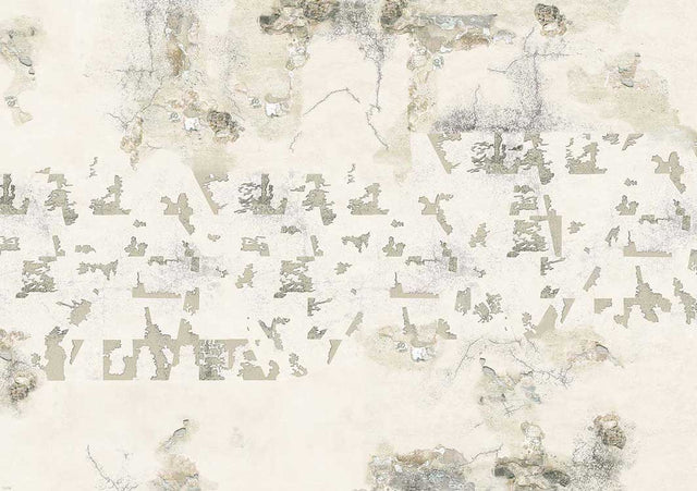 Matte-Look Weathered Cardstock Wall Sheet 2-Pack -- Weathered Plaster 8-1/4 x 5-13/16 x 1/32" 21 x 14.8 x .06cm