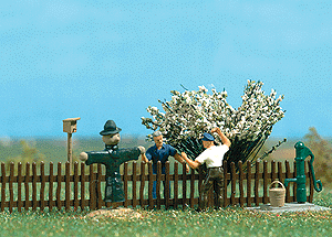 Complete Miniature Scene -- "Backyard Dilemma"