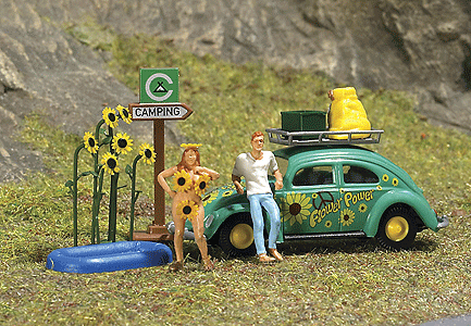 Complete Miniature Scene -- Flower Power