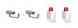 Cameras & Alarm Systems -- 2 Each: Survellance Cameras & Alarm Lights (Nonworking)-1