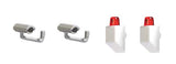 Cameras & Alarm Systems -- 2 Each: Survellance Cameras & Alarm Lights (Nonworking)-1