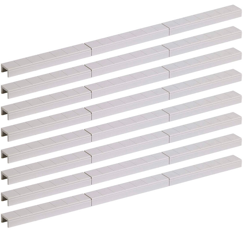 Cable Ductwork -- 5/16"  .8cm Wide, 46"  117cm Total Length, 24 Pieces