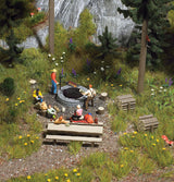 Forest Grill Firepit w/Benches & Tables-1