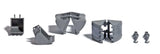 Spare Excavator Shovel Set -- 2 Shovels, 2 Clamshells and 2 Hooks-2
