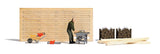 Construction Site Table Saw with Figure and Accessories-2