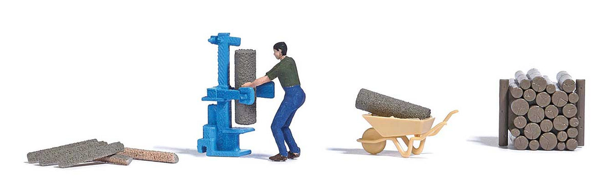 Log Splitter with Figure and Accessories-2