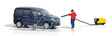 Complete Miniature Scene -- Pressure Washer with Mercedes-Benz Citan, Pressure Washer, Figure and Bucket-1