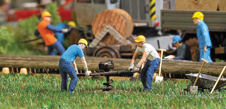 Auger, 2 Figures and Telecomm Accessories Miniature Scene-3