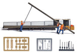 Installing Power Poles with 3 Figures Miniature Scene-1