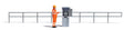 Dispatcher Signal Mast Telephone Miniature Scene -- Telephone Box, DB AG Worker Figure, Safety Railing-1