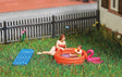 Wading - Kids' Pool - Action Set -- Pool, 2 Figures, Inflatable Toy-1