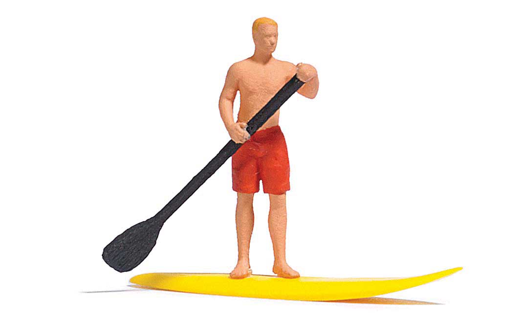 Paddleboard with Figure - Action Set-2
