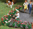 Rose Picker - Action Set -- Figure, 3 Rose Plants-1