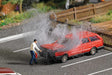 Volkswagen Passat Station Wagon on Fire with Figure - Action Set-1