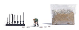 Gold Panning with Figure - Kit -- Figure with Pan, Rocks and Sand-1