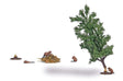 Beaver Lodge with 4 Beavers and Tree Miniature Scene-1