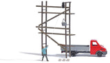 Construction Site Scaffolding, Bricklayer, Pulley and Iveco Daily- Action Se-2