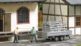 Glass Transport Trailer with 2 Figures - Action Set-1
