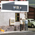 Cigarette Vending Machine Scene - Action Set -- 2 Wall-Mount Machines, 24cm of Stone Wall, 2 Figures