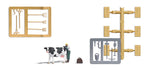 Inseminator - Action Set -- Cow with Vet Figure, Medical Bag, Stable Tools, Hay Bales-2