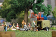 Snack Break - Action Set -- Supply Trailer with Trailer, 2 Figures, Warming Containers, Utensils & Dishe-1