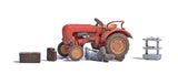Tractor Repair - Action Set -- Tractor, Tool Cart, Toolbox, Container-2