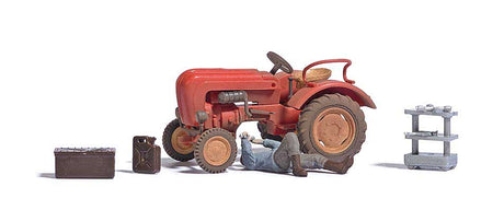Tractor Repair - Action Set -- Tractor, Tool Cart, Toolbox, Container-2