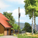 Utility Pole Climber - Action Set -- Figure, Barricades, 2 Crates, 2 Cable Spools, Power Pole, Tools, Details-2