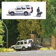 K-9 Security - Action Set -- Policeman, Dog, Land Rover Discovery