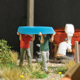Carrying a Boat - Action Set -- Boat, 2 Figures, Boat Stands-1